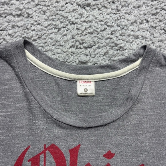 The Ohio State University Shirt Womens Small Crewneck Tee Old English Spellout - Picture 2 of 4